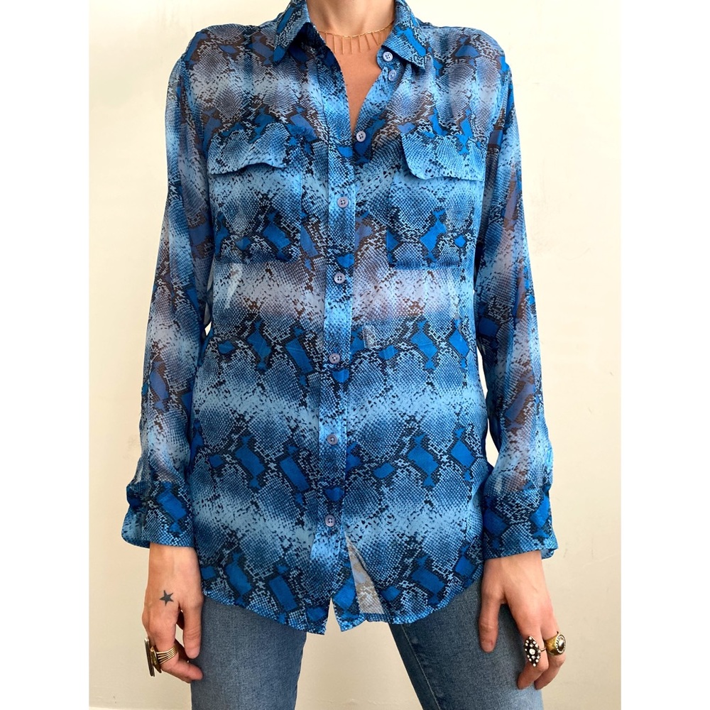 Equipment Silk Blouse Medium